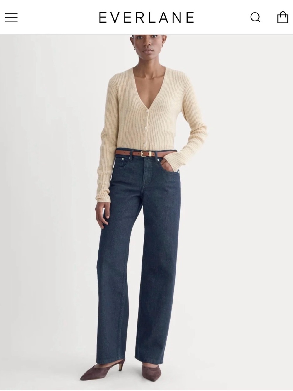 Everlane Column Jean Pure Blue NWT Size 27